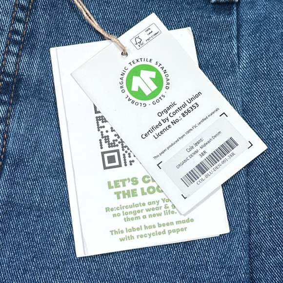 Lucy & Yak NWT Wide-Leg Blue Jeans - Picture 8 of 9